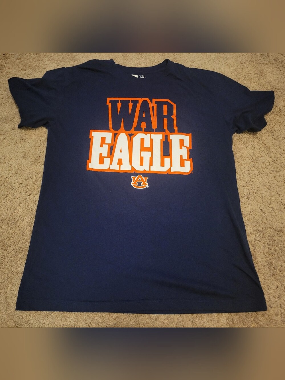 Russell Athletic Auburn Tigers War Eagle Short Sleeve Shirt, Large (42/44)